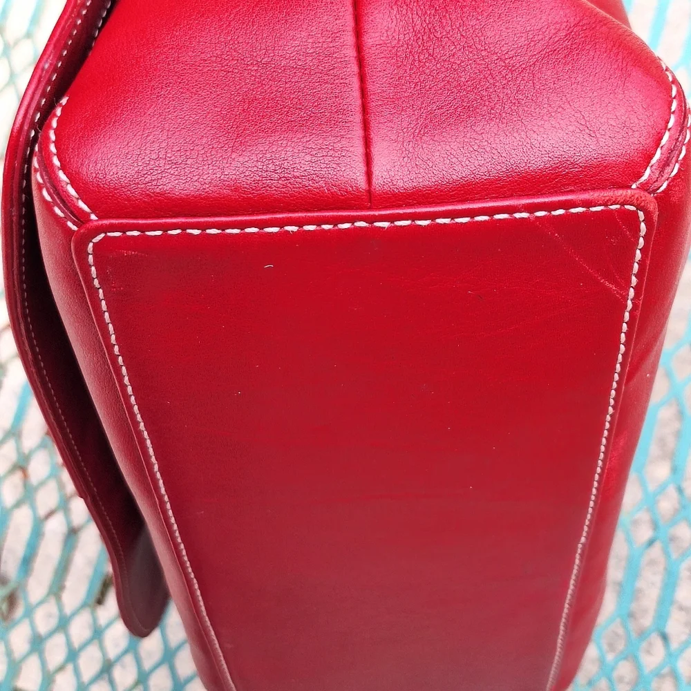 Vintage Like New! 2004 Red Wine color Coach. NºDO43-9570 - Picture 9 of 16